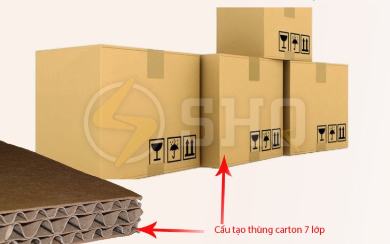 Xưởng sản xuất Thùng carton 7 lớp tại Hải Dương