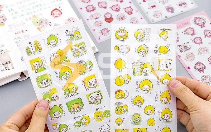 hình dán sticker cute